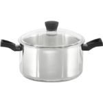 Pyrex Expert 28 cm Stainless Steel Ultra Heavy Duty Nonstick Saucepan [Energy Class A]